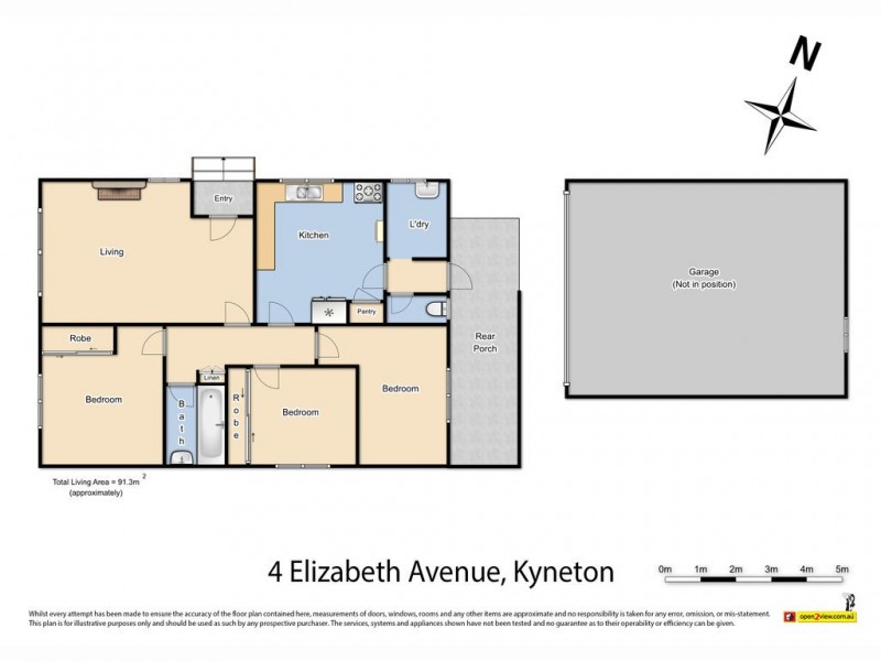 4 Elizabeth Avenue, Kyneton VIC 3444 Floorplan