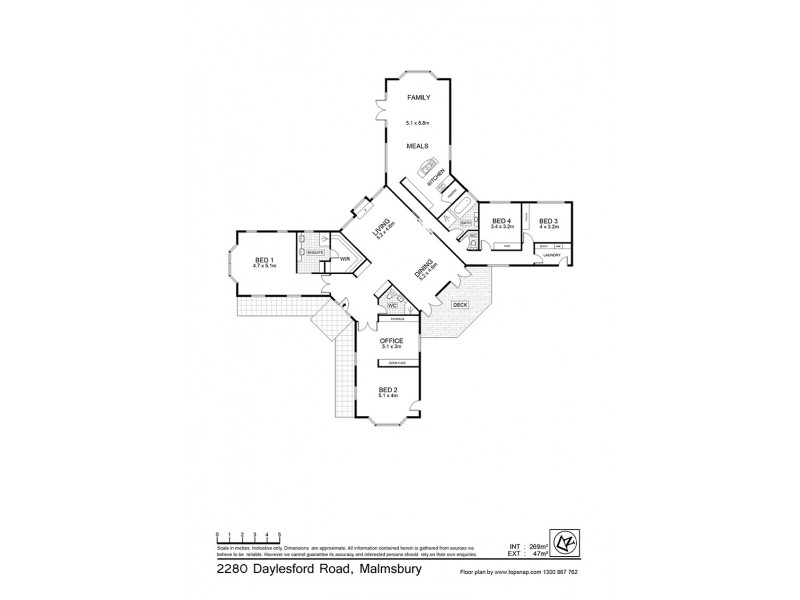 2280 Daylesford/Malmsbury Road, Drummond VIC 3461 Floorplan