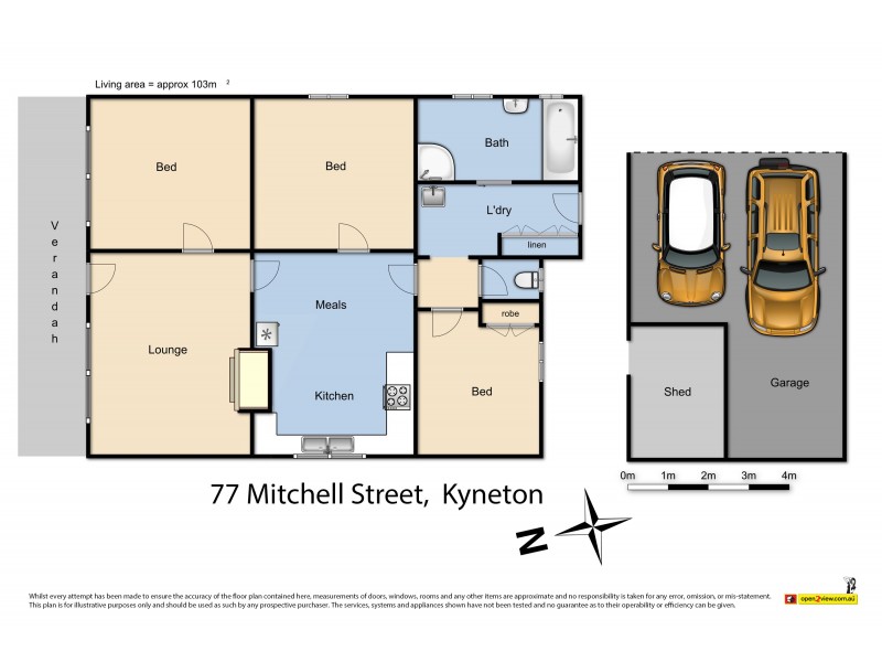 77 Mitchell Street, Kyneton VIC 3444 Floorplan