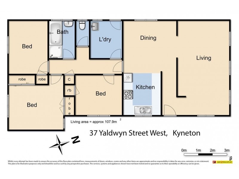 37 Yaldwyn Street West,, Kyneton VIC 3444 Floorplan