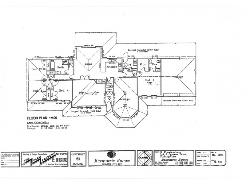 68 Cypress Drive, Elphinstone VIC 3448 Floorplan