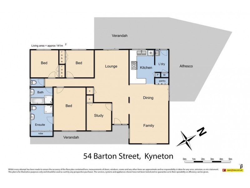 54 Barton Street, Kyneton VIC 3444 Floorplan