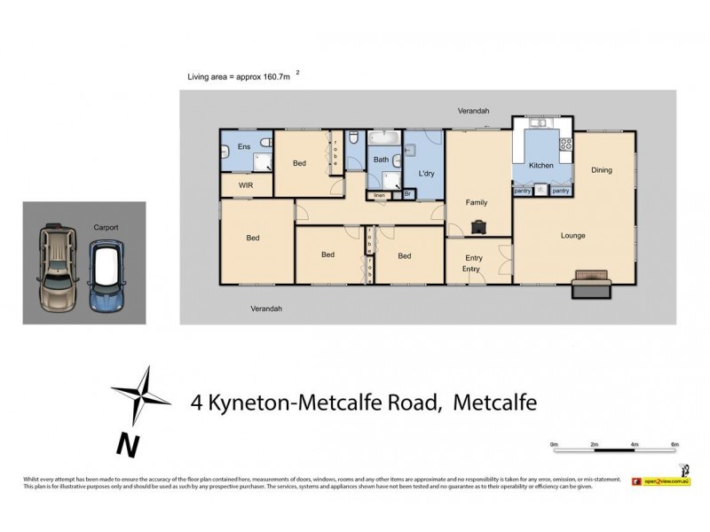 4 Kyneton/Metcalfe Road, Metcalfe VIC 3448 Floorplan