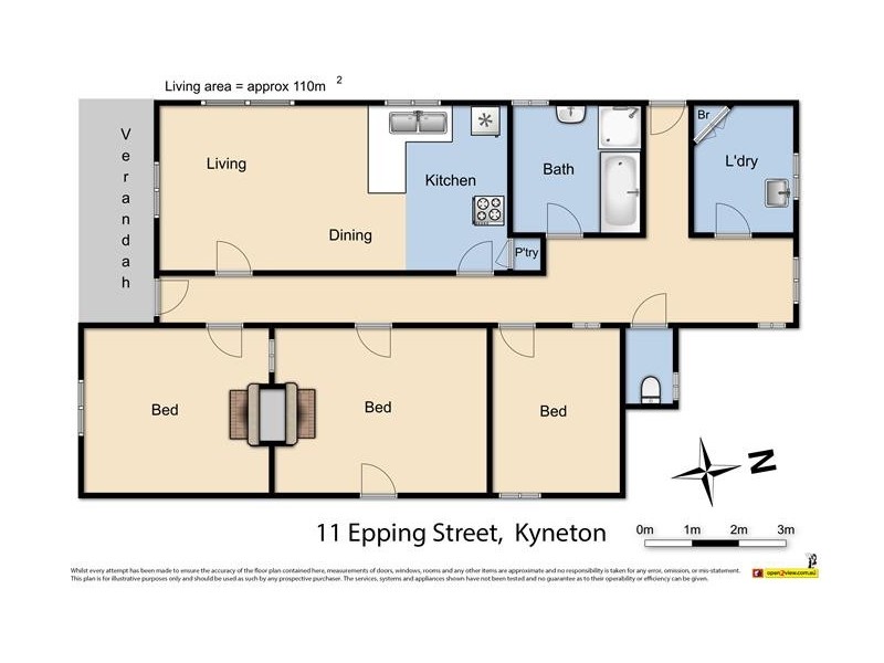 11 Epping Street, Kyneton VIC 3444 Floorplan