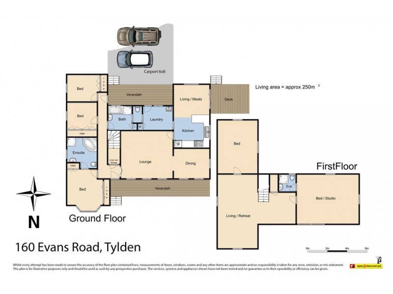 160 Evans Road, Tylden VIC 3444 Floorplan