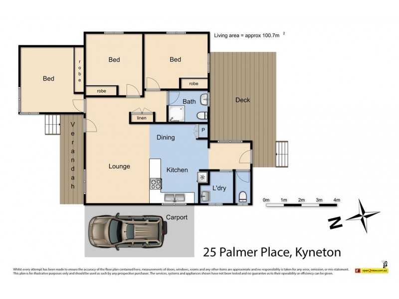 25 Palmer Place, Kyneton VIC 3444 Floorplan