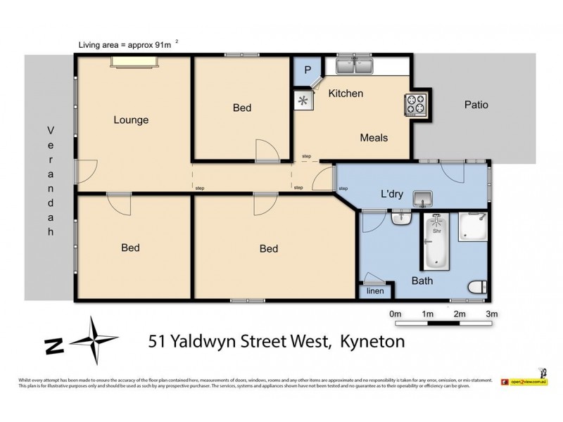 51 Yaldwyn Street West, Kyneton VIC 3444 Floorplan
