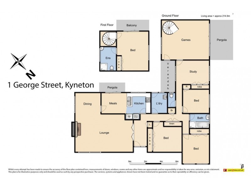 1 George Street, Kyneton VIC 3444 Floorplan