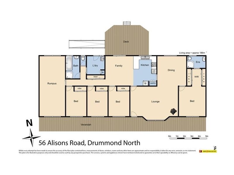 56 Alisons Road, Drummond North VIC 3446 Floorplan
