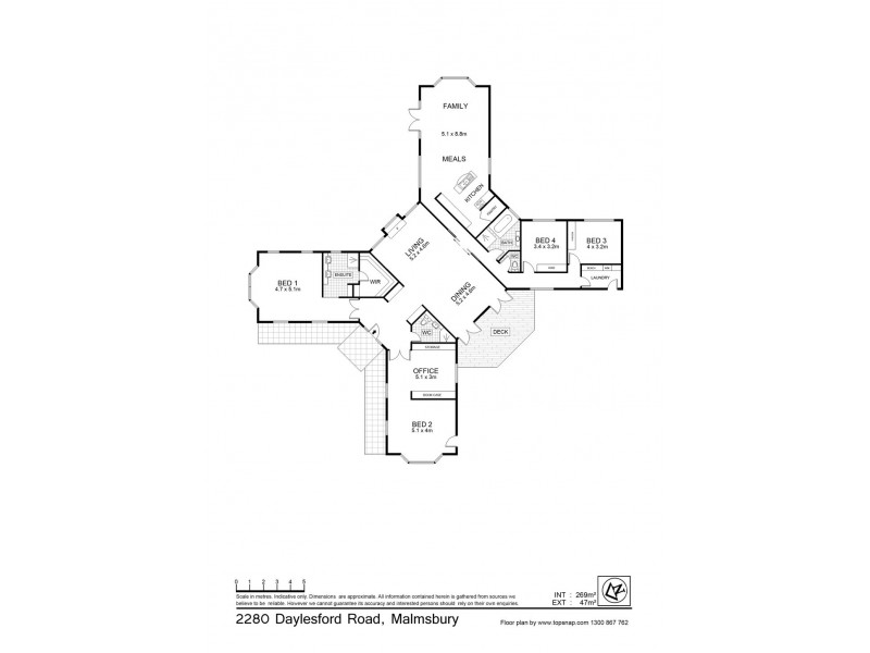 2280 Daylesford-Malmsbury Road, Drummond VIC 3461 Floorplan