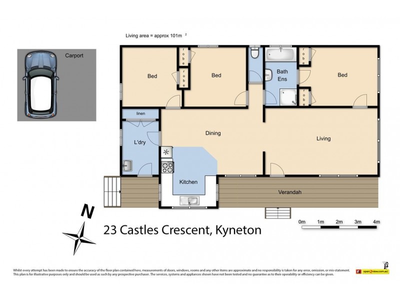 23 Castles Crescent, Kyneton VIC 3444 Floorplan