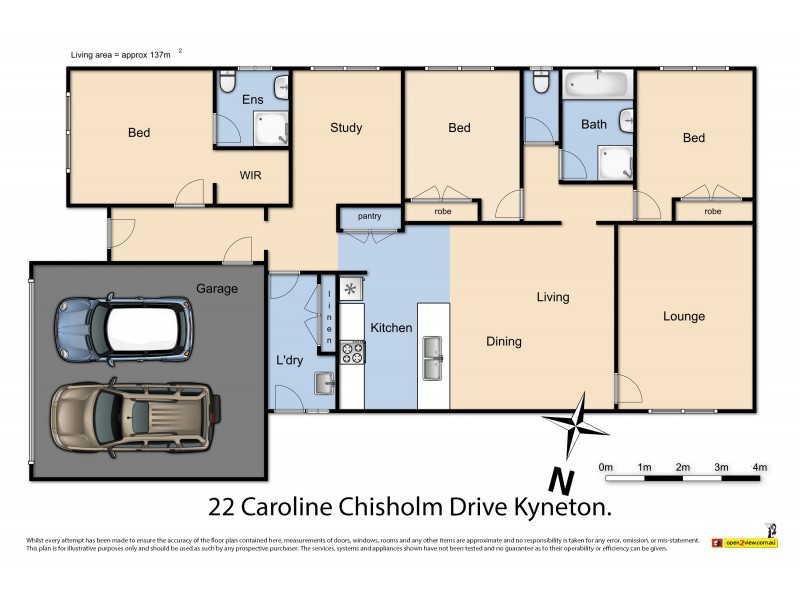 22 Caroline Chisholm Drive, Kyneton VIC 3444 Floorplan