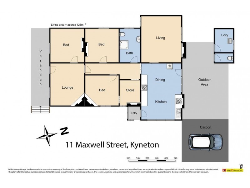 11 Maxwell Street, Kyneton VIC 3444 Floorplan
