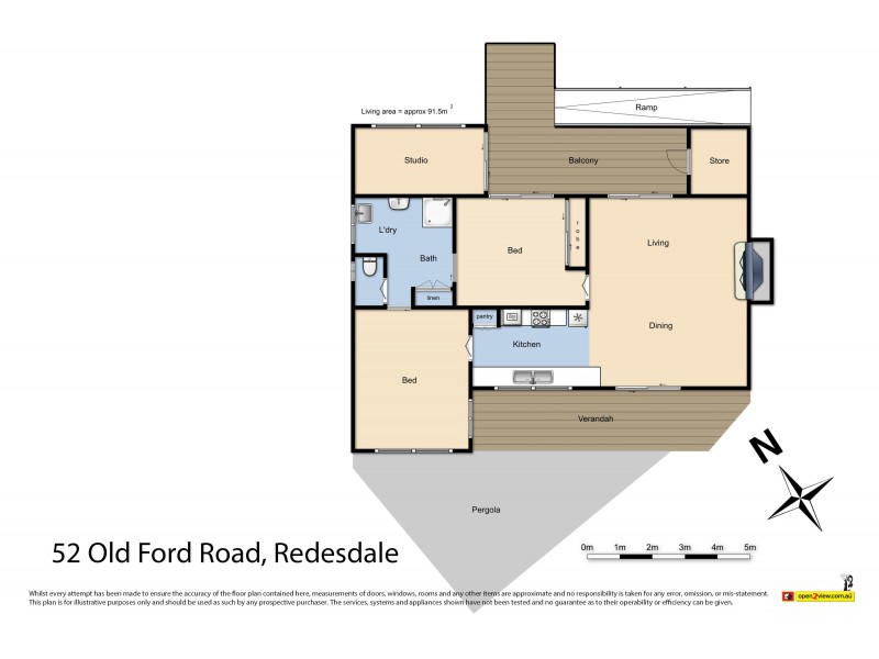 52 Old Ford Road, Redesdale VIC 3444 Floorplan