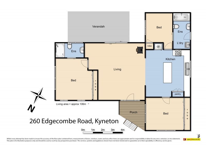 260 Edgecombe Road, Kyneton VIC 3444 Floorplan