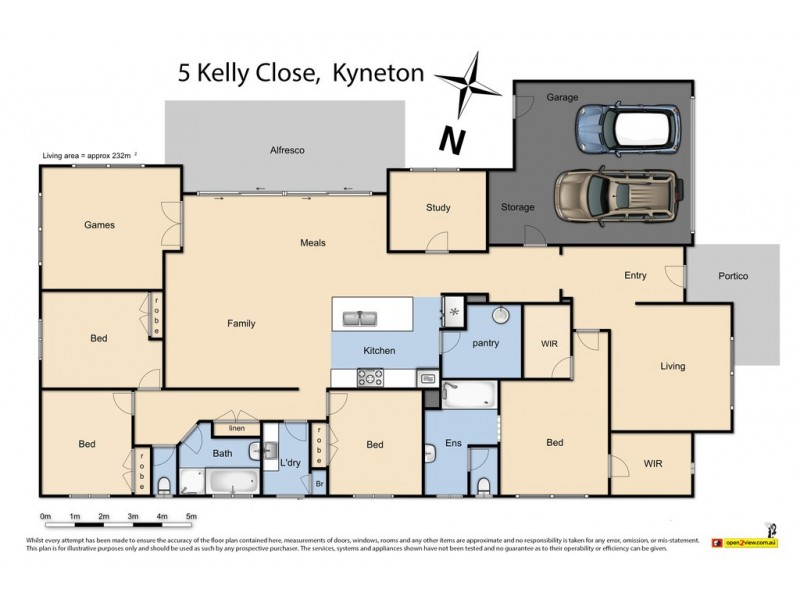 5 Kelly Close, Kyneton VIC 3444 Floorplan