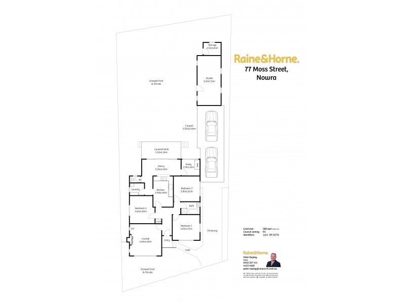 77 Moss Street, Nowra NSW 2541 Floorplan