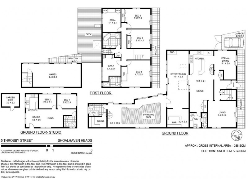 5 Throsby Street, Shoalhaven Heads NSW 2535 Floorplan
