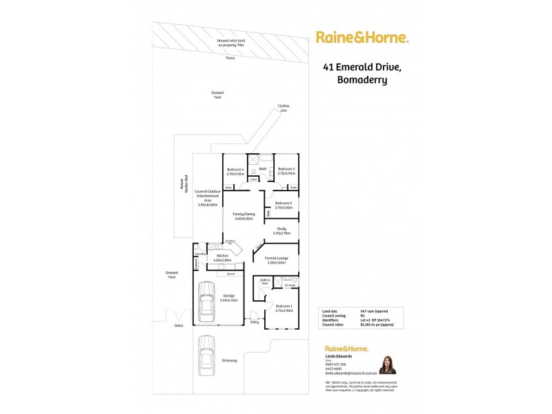 41 Emerald Drive, Meroo Meadow NSW 2540 Floorplan