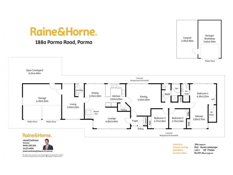 188A Parma Road, Parma NSW 2540 Floorplan