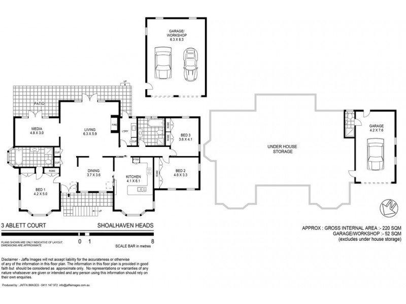 3 Ablett Court, Shoalhaven Heads NSW 2535 Floorplan