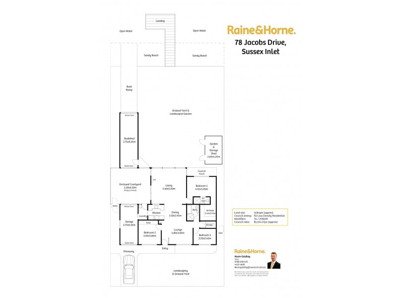 78 Jacobs Drive, Sussex Inlet NSW 2540 Floorplan