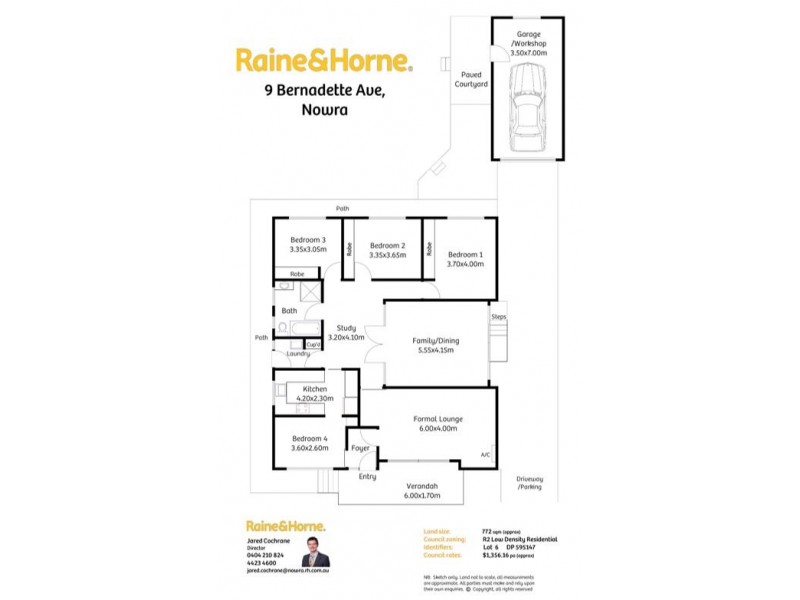 9 Bernadette Avenue, Nowra NSW 2541 Floorplan
