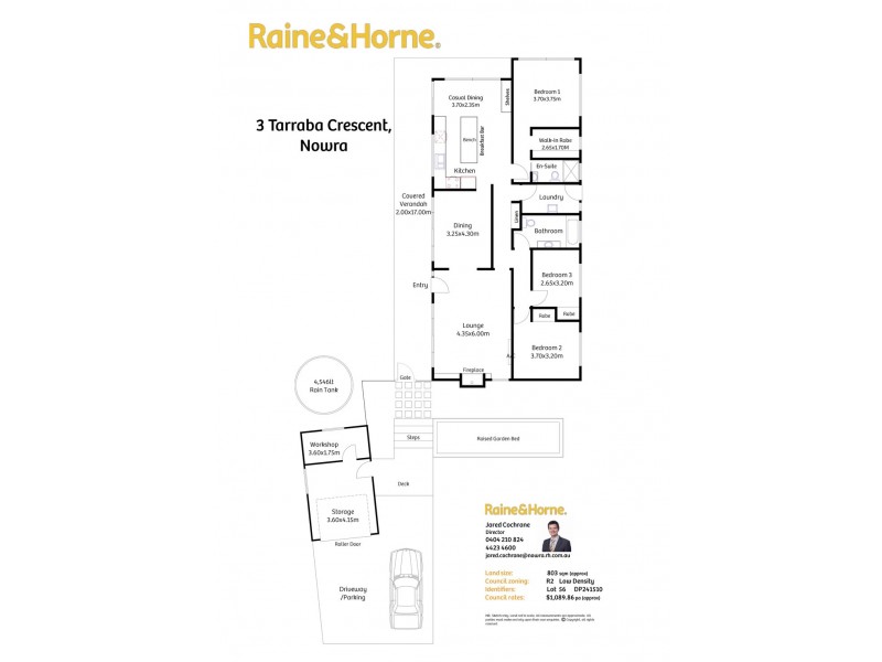 3 Tarraba Crescent, Nowra NSW 2541 Floorplan