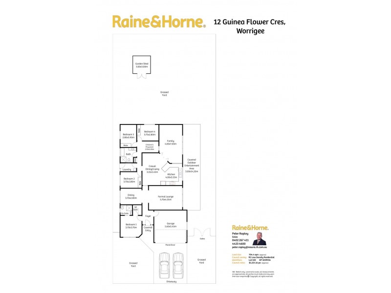 12 Guinea Flower Crescent, Worrigee NSW 2540 Floorplan