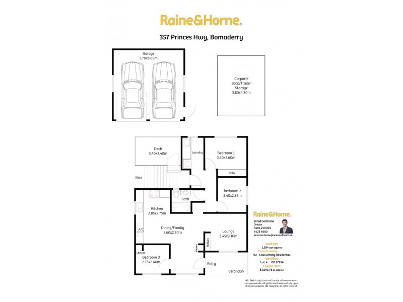 357 Princes Highway, Bomaderry NSW 2541 Floorplan