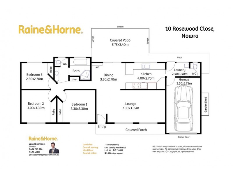 10 Rosewood Close, Nowra NSW 2541 Floorplan