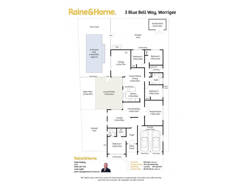 3 Blue Bell Way, Worrigee NSW 2540 Floorplan