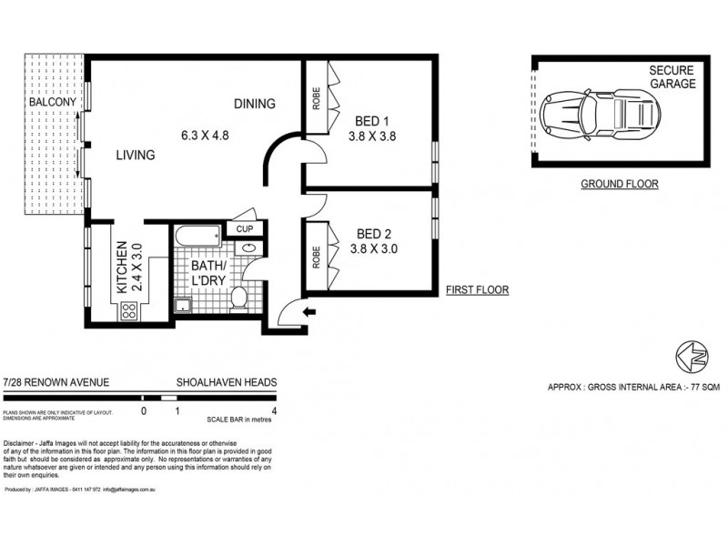7/28 Renown Avenue, Shoalhaven Heads NSW 2535 Floorplan