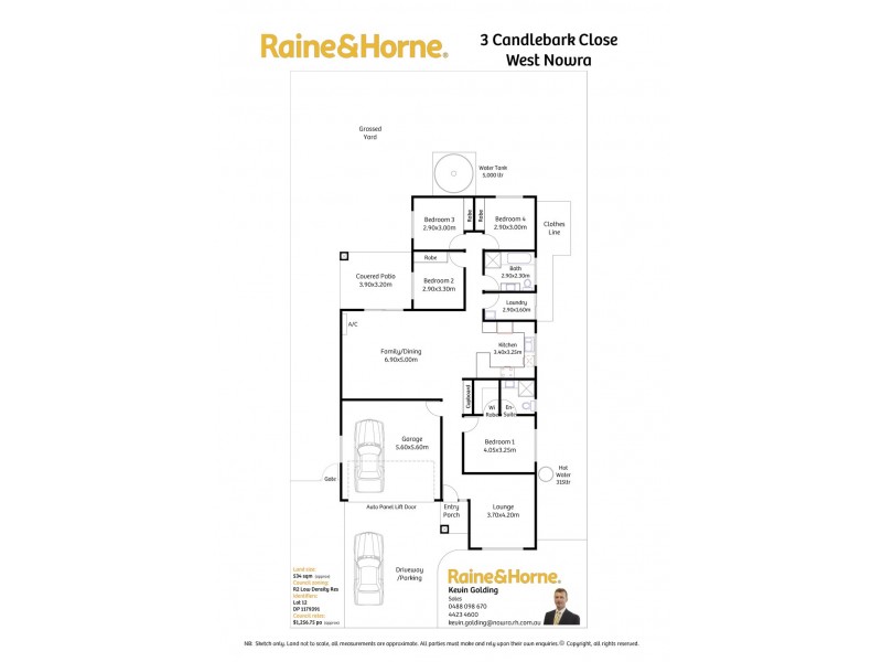 3 Candlebark Close, West Nowra NSW 2541 Floorplan