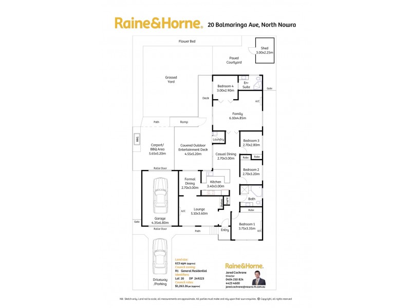 20 Balmaringa Avenue, North Nowra NSW 2541 Floorplan