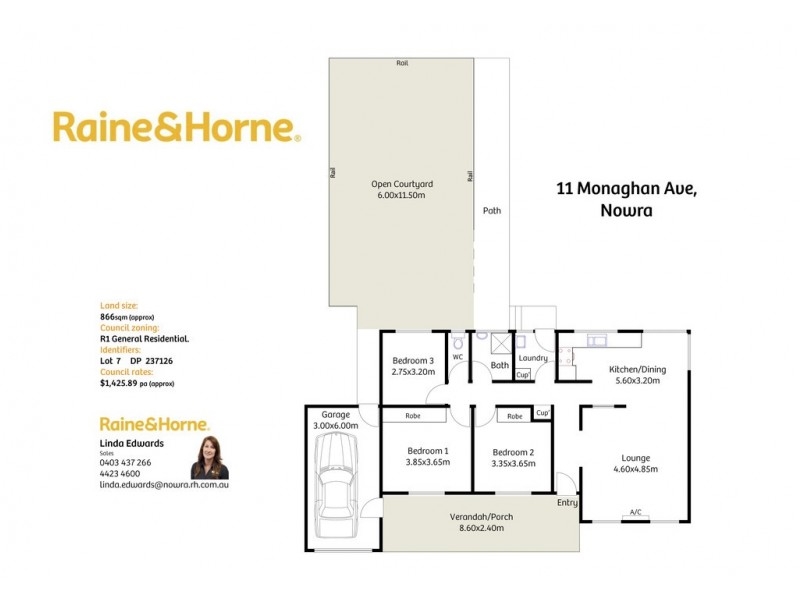11 Monaghan Avenue, Nowra NSW 2541 Floorplan