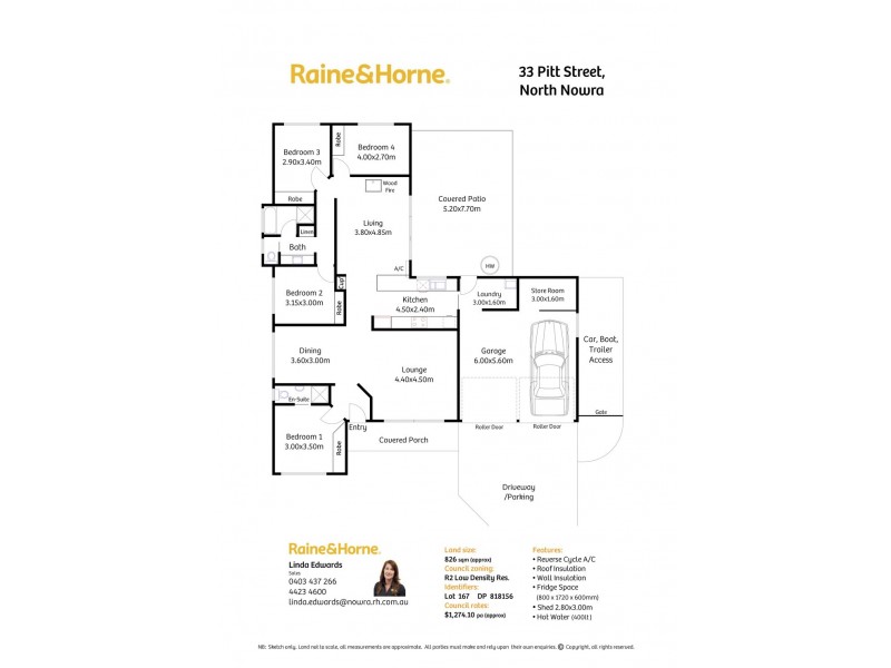 33 Pitt Street, North Nowra NSW 2541 Floorplan