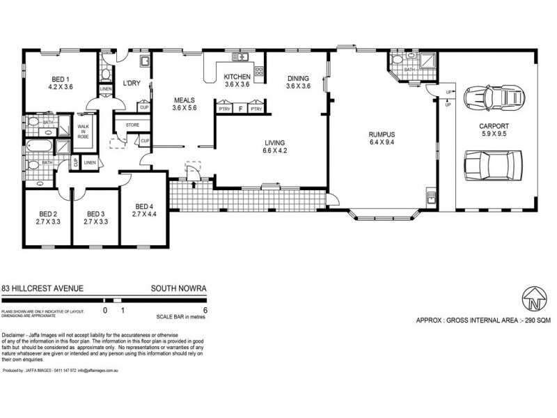 83 Hillcrest Avenue, South Nowra NSW 2541 Floorplan