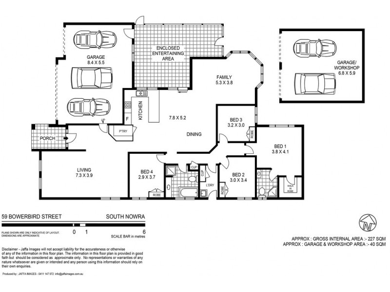 59 Bowerbird Street, South Nowra NSW 2541 Floorplan