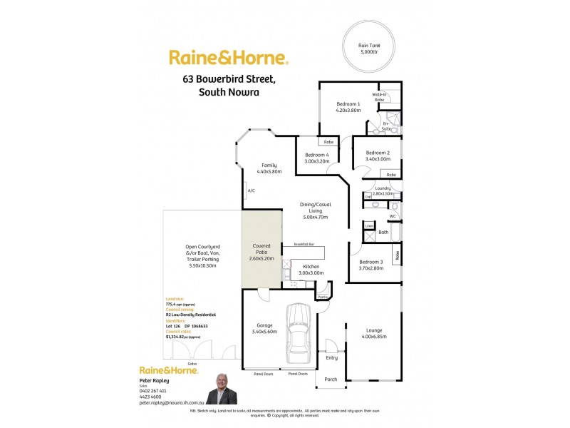 63 Bowerbird Street, South Nowra NSW 2541 Floorplan