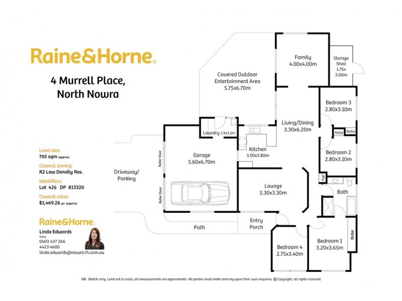 4 Murrell Place, North Nowra NSW 2541 Floorplan