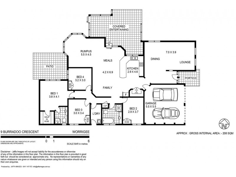 9 Burradoo Crescent, Nowra NSW 2541 Floorplan