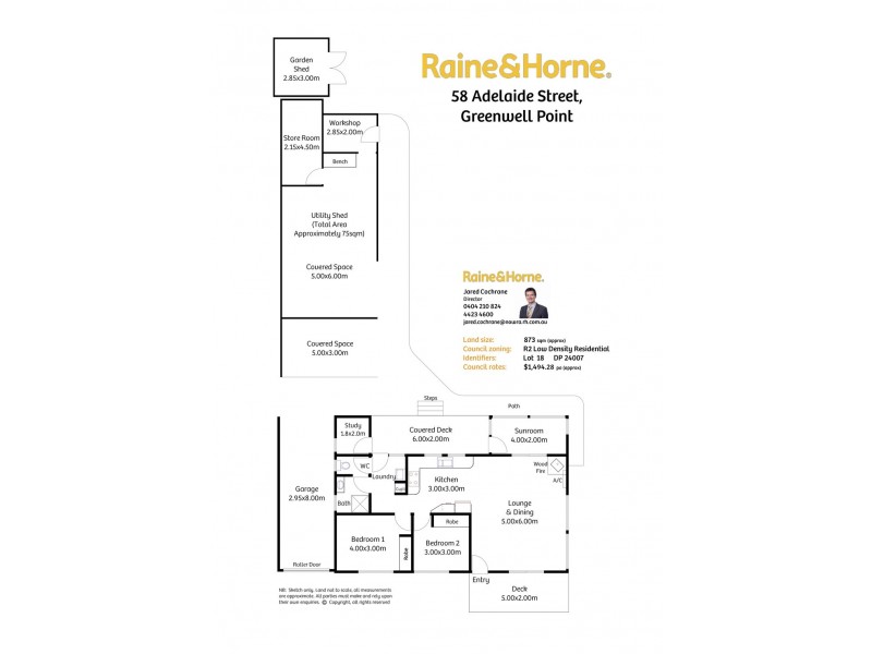 58 Adelaide Street, Greenwell Point NSW 2540 Floorplan
