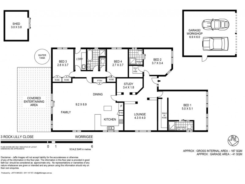 3 Rock Lilly Close, Worrigee NSW 2540 Floorplan