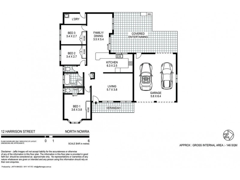 12 Harrison Street, North Nowra NSW 2541 Floorplan