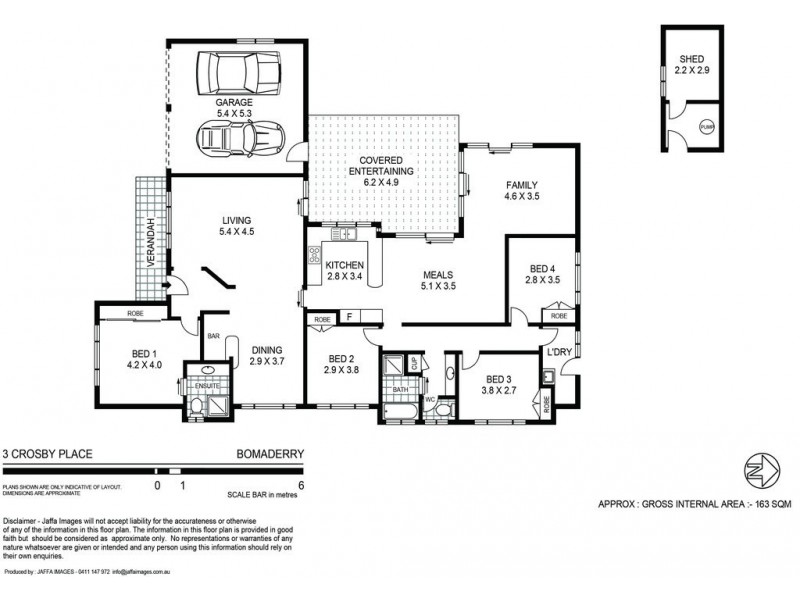 3 Crosby Place, Bomaderry NSW 2541 Floorplan