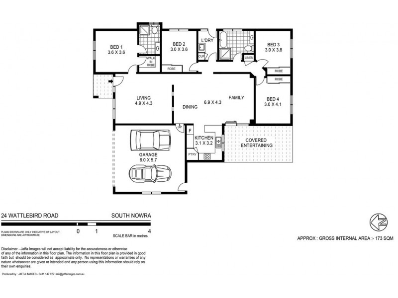 24 Wattlebird Road, South Nowra NSW 2541 Floorplan