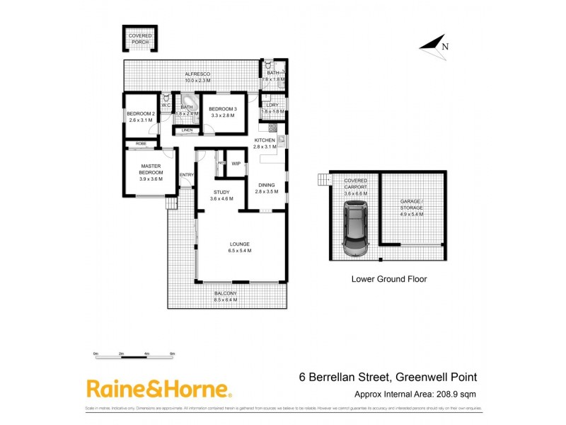 6 Berrellan Street, Greenwell Point NSW 2540 Floorplan