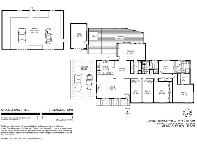43 Comarong Street, Greenwell Point NSW 2540 Floorplan