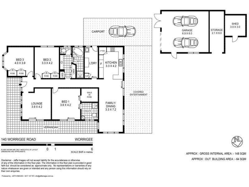 140 Worrigee Road, Worrigee NSW 2540 Floorplan